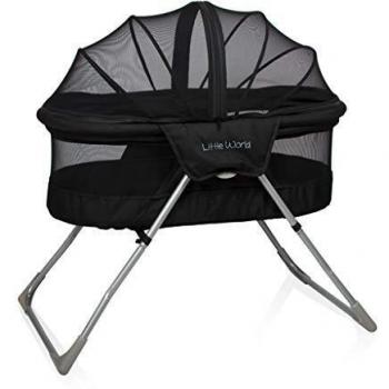 „Little World“ Kinderbett Reisebett – Schwarz