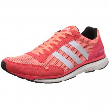Adidas Adizero Adios 3, Sneakers Running Donna, Rosso / Bianco, 38 EU