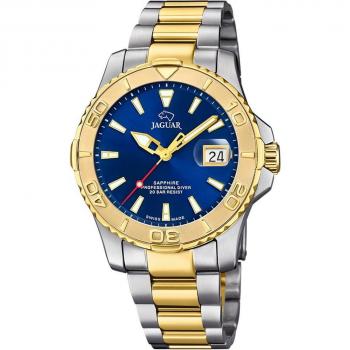 Reloj JAGUAR Para Hombre J970 Couple Diver Caja de Acero inoxidable 316l Multicolor