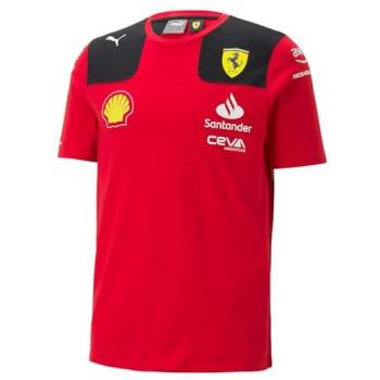 Ferrari Charles Leclerc 2023 triko – červená, XXL