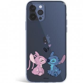 Custodia iPhone 12 Pro Max Lilo e Stitch Design Bacio
