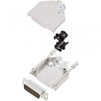 Encitech 15-Pin D-SUB Male Connector 180° Pin Strip Set