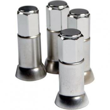 Ensemble de 4 bouchons et manchons en aluminium et laiton