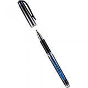 Uni-Ball Signo Impact Gel Pens Rubber Grip Black Gel 1mm Nib Ribbed Grip 12 pack