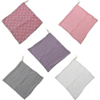 Paquet de mouchoirs lavables pour bébé – 5 tuiles