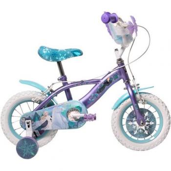 Vélo Enfant Disney Reine des Neiges Roues 12 Bleu Huffy