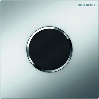 Geberit Système de chasse à batterie Sigma10, couleur chromé mat/chromé brillant