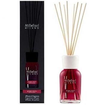 Millefiori Milano Grape Cassis Jasmine Ylang Natural Reed Diffuser