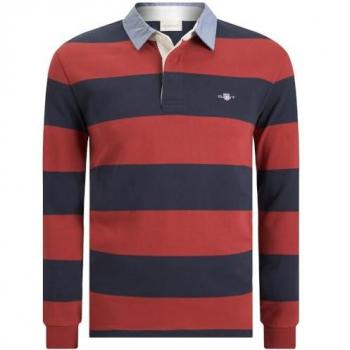 GANT Men's Regular Fit Chambray Stripe Heavy Rugger