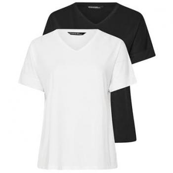 T-shirt Modal Noir Evans 2 Pack
