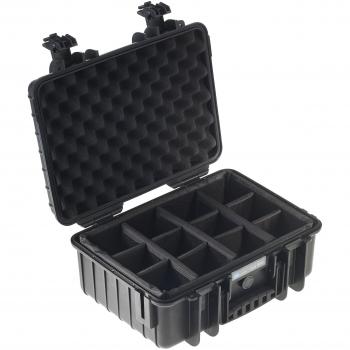 Dust‑Resistant 4000 Transport Box, Black – B&W
