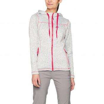 Damen-Fleece Odelia Ghost Cerise 300g/m² Kapuzenjacke Rosa Medium