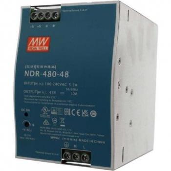 MW NDR-480-48 Trasformatore Industrial 48 V 480 W 10 A DIN Rail