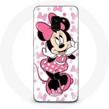 Pink Minnie Mouse Cartoon Case for Samsung Galaxy A8 Plus