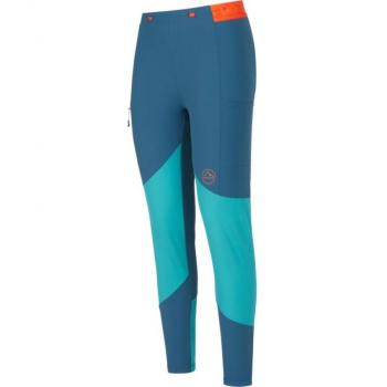 Pantalones La Sportiva Camino Tight (Storm blue/Lagoon) Mujer