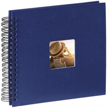 HAMA Album PGAR Anillas 28x24, Fine Art Azul, 50 Páginas