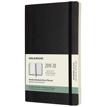 Moleskine Soft Cover Weekly Planner, Black Color
