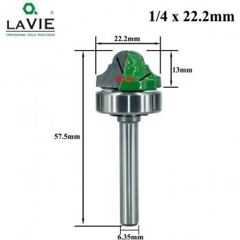 Broca Linea Madera LAVIE 6,35 mm