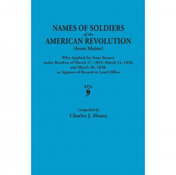 Names of Soldiers of the American Revolution from Maine
