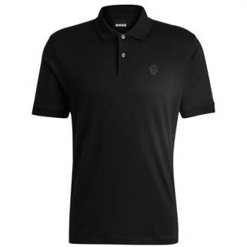Polo a Maniche Corte BOSS Parlay 1895 Hc 10266282 Nera L