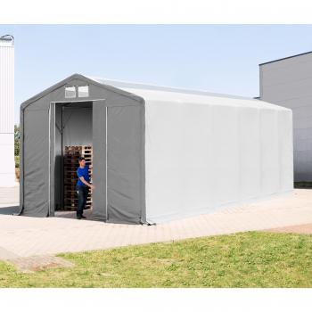 Abri de jardin TOOLPORT 6x12 m, PVC 850, H. 3 m, porte coulissante et fenêtres