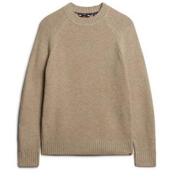 Superdry Herren Strickpullover Rollkragen Viskose grau XL