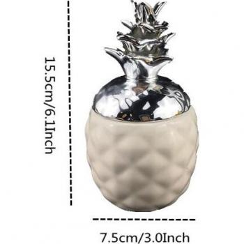 VILEAD Decorative Pineapple Jar