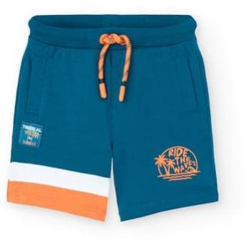 Camiseta y Bermuda Boboli Azul: Juego de Senderismo para Bebé
