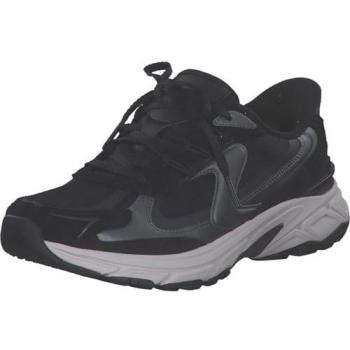 Skechers Stamina Sport Metallic Muse Black Slip‑In – Women's Size 5