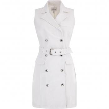 Anela Denim Trench Dress Donna