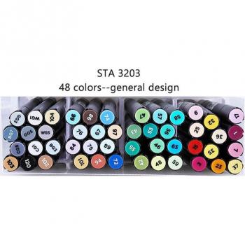 STA 60 Farben Dual Marker für Illustrationen
