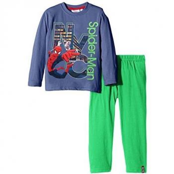 Pijama de Niños Spiderman Marvel, Azul, 4 años