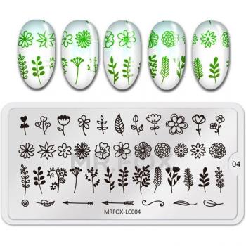 Plaque de Nail Art Wakedeur