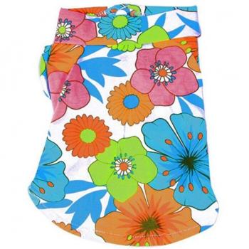 Hond Lente Bloemen T-shirt