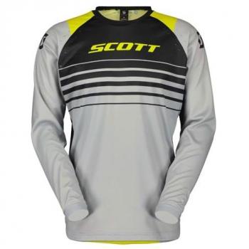 Maglia Scott Evo Swap Motocross Grigio Giallo XL