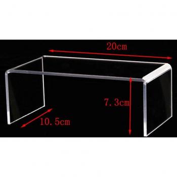 Vitrine acrylique élevée pour chaussures, sacs, bijoux et jeux