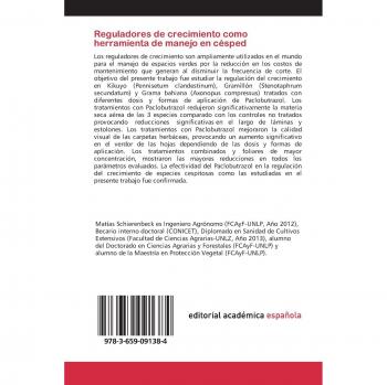 Reguladores de crecimiento como herramienta de manejo en césped: Efecto del Paclobutrazol sobre la regulación del crecimiento y calidad visual de tres especies cespitosas