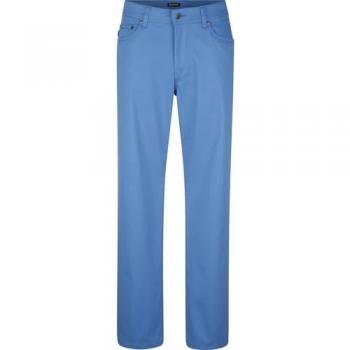 VIVIRI 5‑Pocket‑Hose BABISTA – Herren, Supersoft Baumwolle, Blau, 48