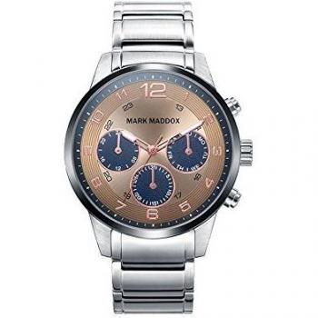 Mark Maddox HM7016-45 Men's Beige Wristwatch