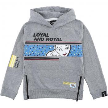 Sweat à capuche Disney Belle en gris – Enfant, Taille 134-140 / 158-164