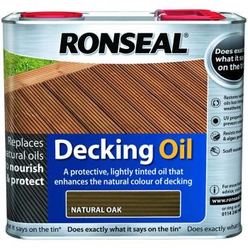 Ronseal Decking Oil Natural Oak 2.5L