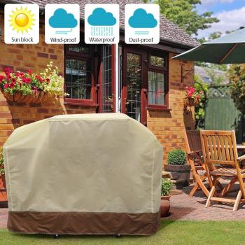 Schwerer, wetterfester Grillschutz – Rundform, 100 % UV‑beständig