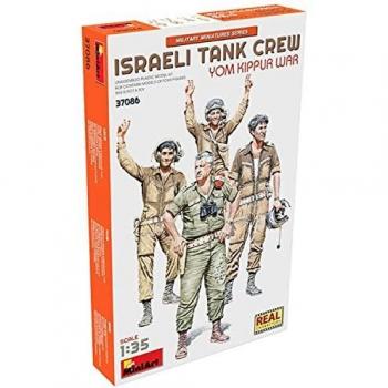 Miniart MIN37086 Équipage de char, Guerre de Yom Kippour, Non peint