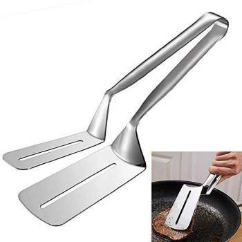 Pince à salade et viande en inox