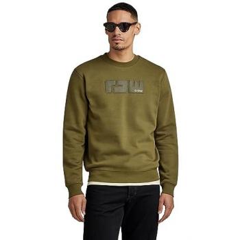 Felpa S G-Star Dark Olive Felt R