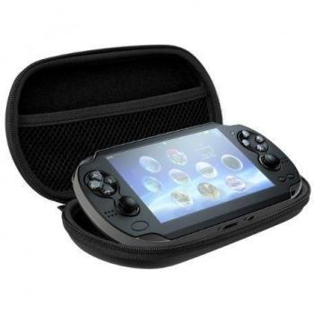 Snakebyte Pro Black: Caja de Juegos y Accesorios con Revestimiento Negro EVA