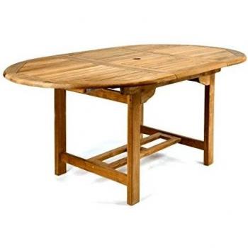 Table extensible en teck pour jardin Garth