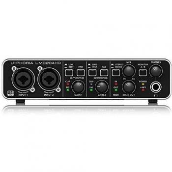 Behringer U-PHORIA UMC204HD USB Audio Interface