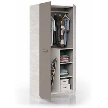 Loungitude Armoire enfant 2 portes L90 x H200 cm