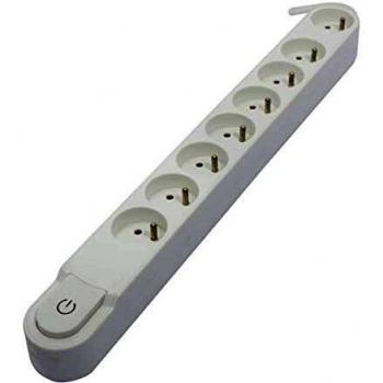 Bloc Prises Chacon 8 x 16 A – 1,5 m – Blanc